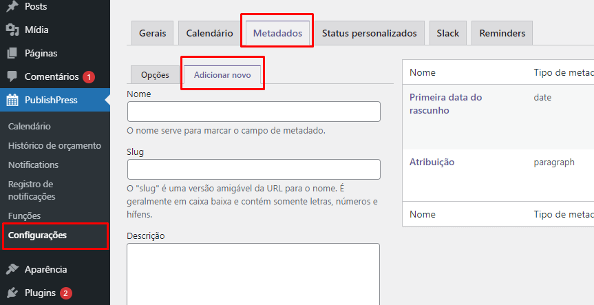 fluxo de trabalho editorial WordPress fluxo de trabalho editorial WordPress