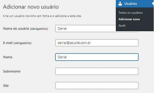 Criar usuário para moderação de comentários Criar usuário para moderação de comentários