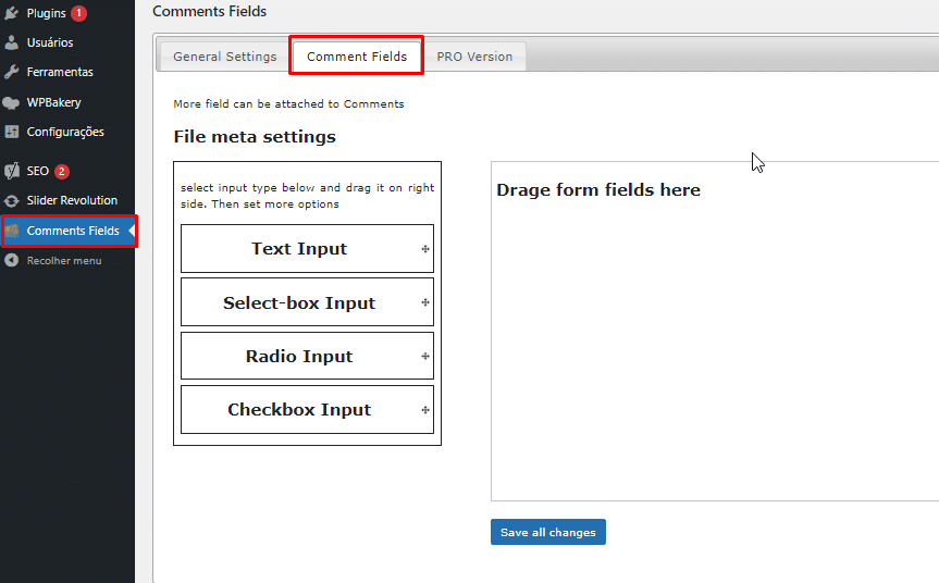 Como adicionar campos no formulário de comentários do WordPress