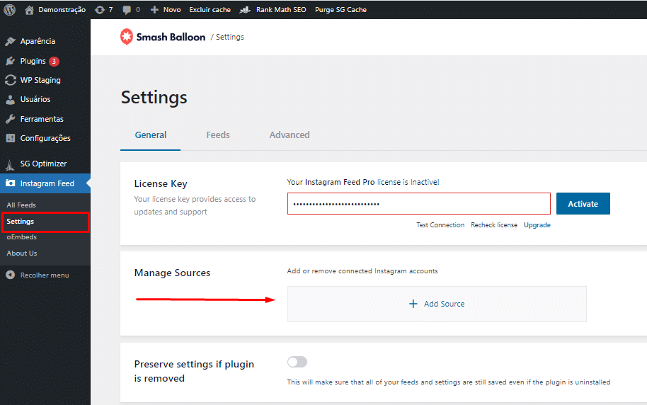 feed de fotos do Instagram no WordPress feed de fotos do Instagram no WordPress