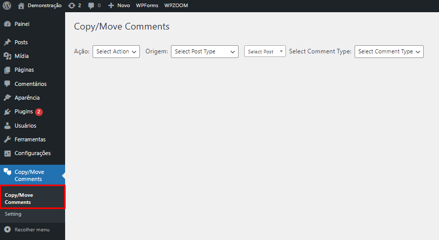 Como mover comentários entre posts no WordPress Como mover comentários entre posts no WordPress
