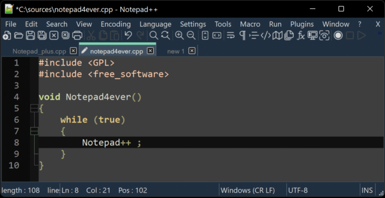 Notepad++