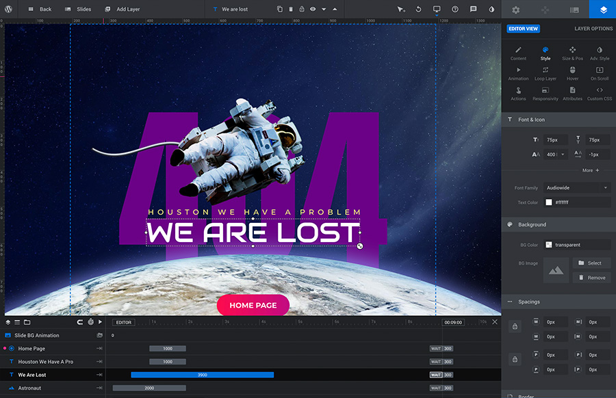 Slider Revolution Responsive WordPress Plugin - Plugin de Slideshows