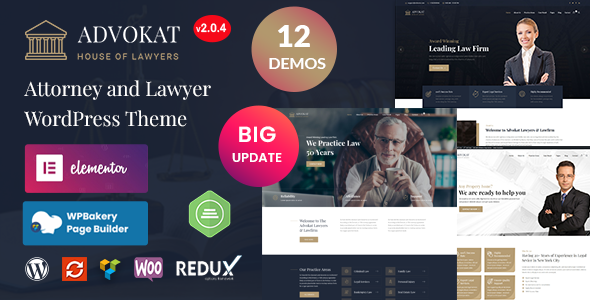 Advokat - Lawyer & Attorney WordPress Theme - tema WordPress