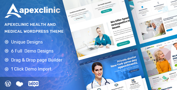 ApexClinic - Health & Clinic Theme - tema WordPress