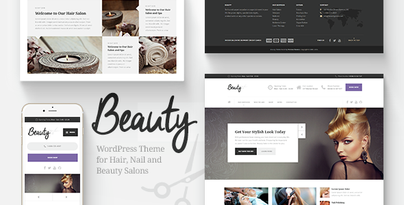 Beauty — Spa & Hair Salon WordPress Theme - tema WordPress