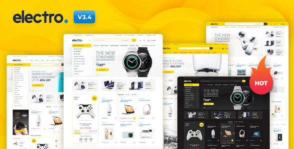 Electro Electronics Store WooCommerce Theme - tema WordPress