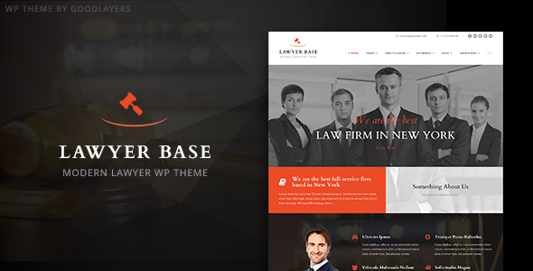 Lawyer Base - Attorney WordPress - tema WordPress
