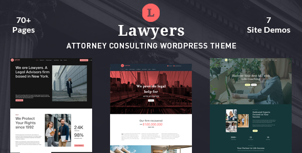 Lawyers - Attorney Consulting WordPress Theme - tema WordPress