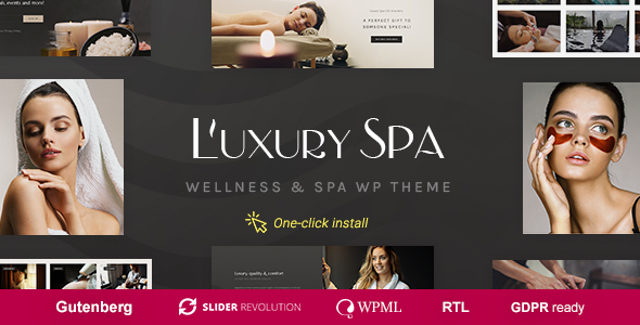 Luxury Spa - Wellness and Beauty WordPress Theme - tema WordPress