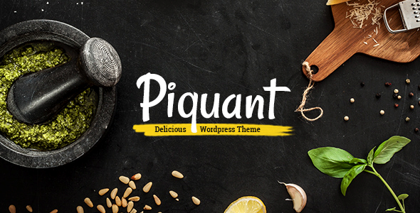 Piquant - Restaurant, Bar & Café WordPress Theme - tema WordPress