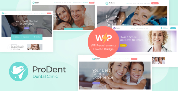 ProDent | Dental Clinic & Tooth Doctor WordPress Theme - tema WordPress
