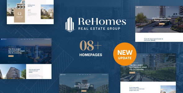 Rehomes - Real Estate Group WordPress Theme - tema WordPress