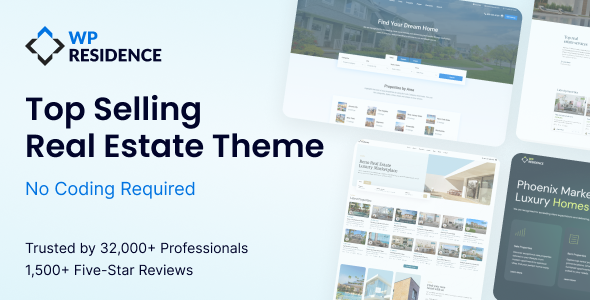 Residence Real Estate WordPress Theme - tema WordPress