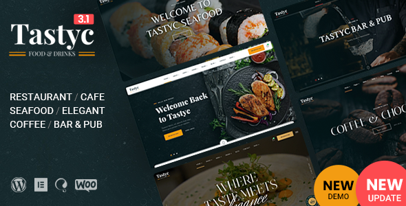 Tastyc - Cafe Restaurant Theme - tema WordPress