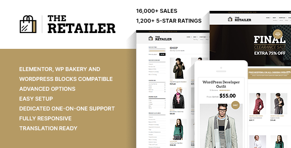 The Retailer - Premium WooCommerce Theme - tema WordPress