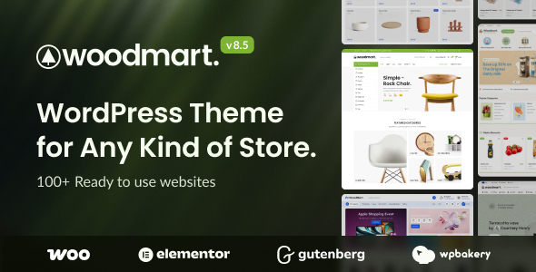 WoodMart - Multipurpose WooCommerce Theme - tema WordPress