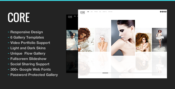 Core | Photography WordPress - tema WordPress