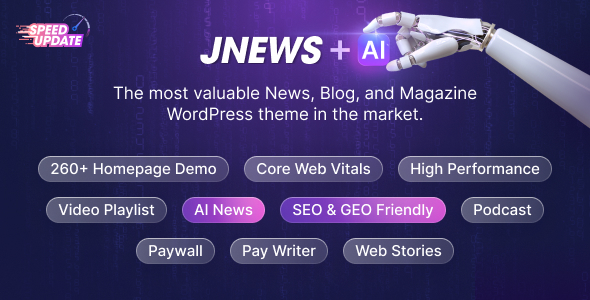 JNews - WordPress Newspaper Magazine Blog AMP Theme - tema WordPress