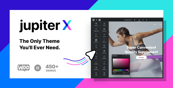JupiterX - Multipurpose WordPress & WooCommerce Theme - tema WordPress