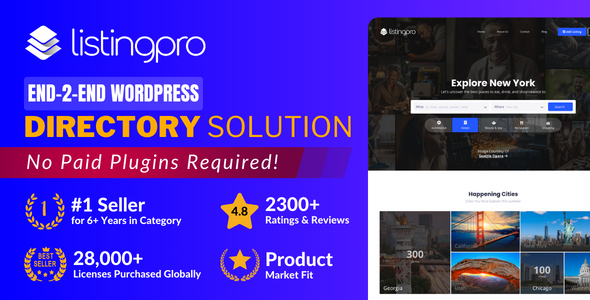 ListingPro - Directory & Listing WordPress Theme - tema WordPress