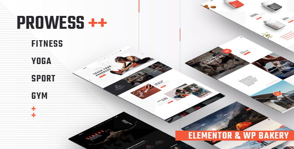 Prowess - Fitness and Gym WordPress Theme - tema WordPress