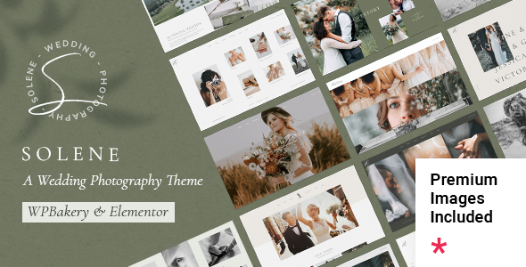 Solene - Wedding Photography WordPress Theme - tema WordPress