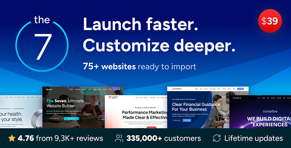 The7 — Ultimate WordPress & WooCommerce Theme - tema WordPress