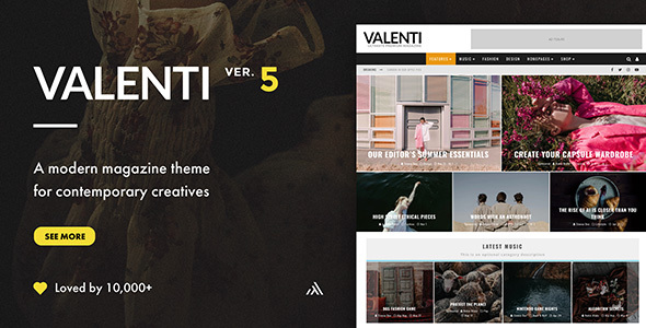 Valenti - WordPress HD Review Magazine News Theme - tema WordPress