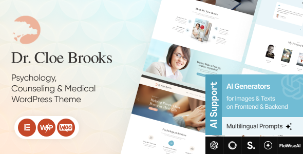 Cloe Brooks | Psychology, Counseling Theme - tema WordPress