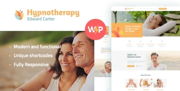 Hypnotherapy - Psychologist & Therapy Psychology WordPress Theme - tema WordPress