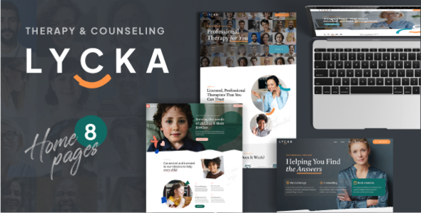 Lycka - Psychology Therapy & Counseling WordPress Theme - tema WordPress