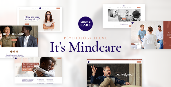 MindCare - Psychology and Counseling WordPress Theme - tema WordPress