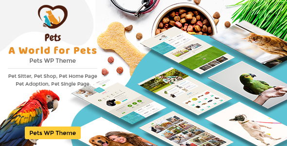 Pet World - Dog Care & Pet Shop WordPress Theme - tema WordPress