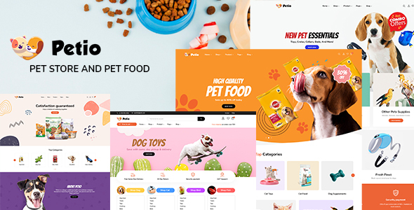 Petio – Pet Store WooCommerce WordPress Theme with AI - tema WordPress