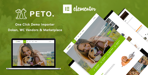 Peto | Animal and Pet Shop WooCommerce WordPress Theme - tema WordPress