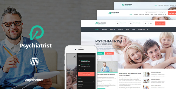 Psychiatrist - WordPress Theme - tema WordPress