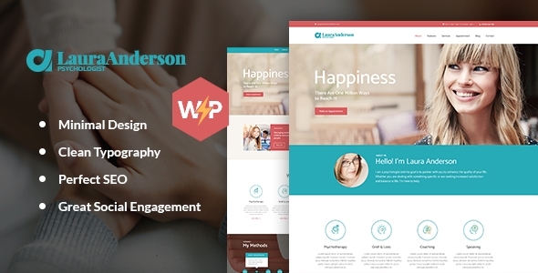 Psychologist | Therapy and Counseling Doctor WordPress Theme - tema WordPress
