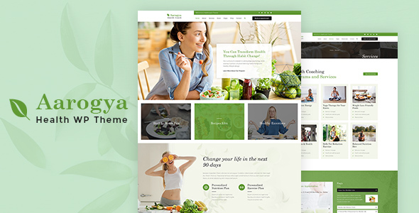 Aarogya | Nutrition & Dietitian WordPress Theme - tema WordPress