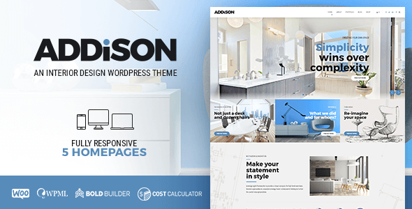 Addison - Architecture & Interior Design WordPress Theme - tema WordPress