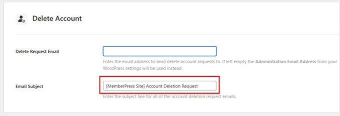 Allow account deletion with your app with MemberPress AppKit