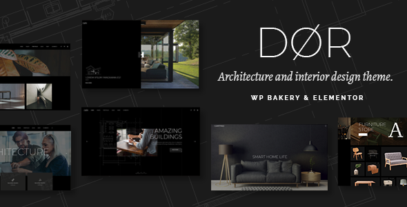 Dør - Modern Architecture and Interior Design WordPress Theme - tema WordPress