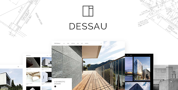 Dessau - Contemporary WordPress Theme for Architects and Interior Designers - tema WordPress