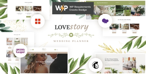 Love Story | Wedding and Event Planner WordPress Theme - tema WordPress
