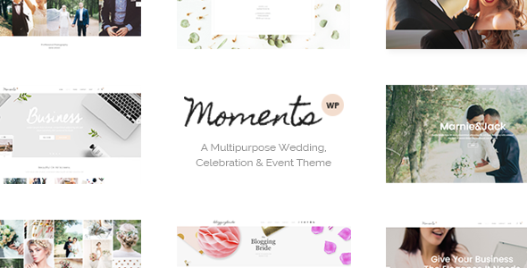 Moments - Wedding & Event WordPress Theme - tema WordPress