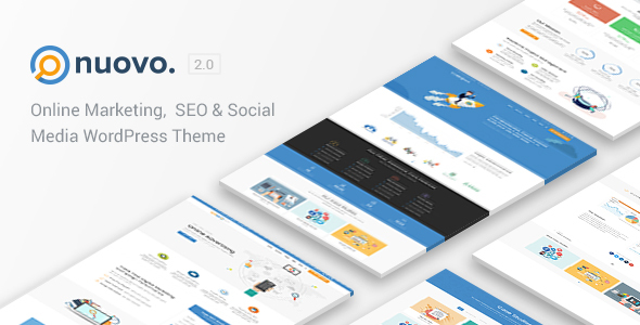 Nuovo - Social Media, Digital Marketing Agency, SEO WordPress Theme - tema WordPress
