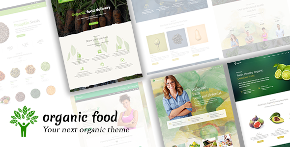 Organic Food - Nutritionist & Farm WordPress Theme - tema WordPress