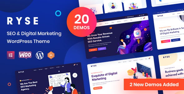 Ryse - SEO & Digital Marketing Theme - tema WordPress
