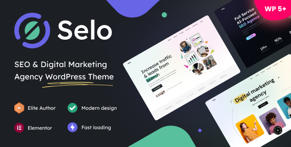 Selo - SEO & Digital Marketing Agency WordPress Theme - tema WordPress