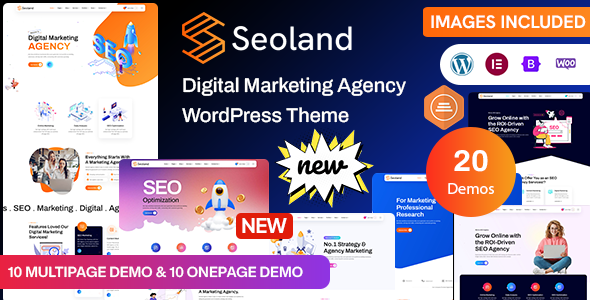 Seoland - SEO And Digital Marketing Agency WordPress Theme - tema WordPress